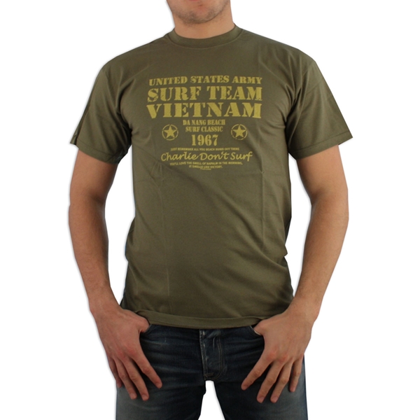 Afbeeldingen van Dressforward - Surf Team Vietnam T-shirt - Leger Groen