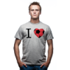 Afbeeldingen van COPA Football - I Love T-shirt - Grijs